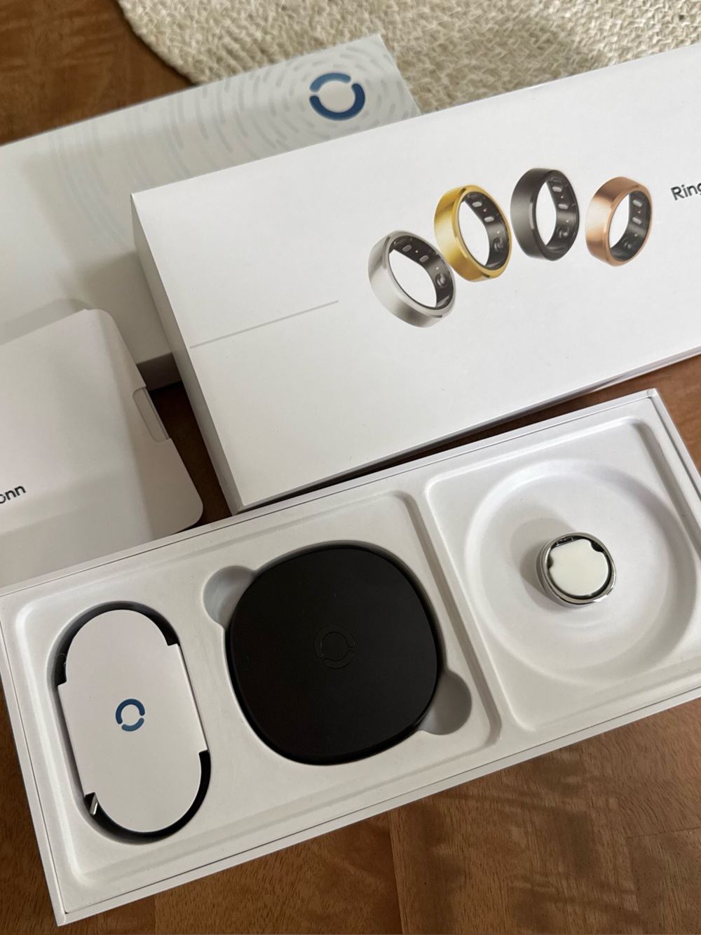 Ringconn Gen 2 Smart Ring in Future Silver — Activity & Sleep Tracker Size 10